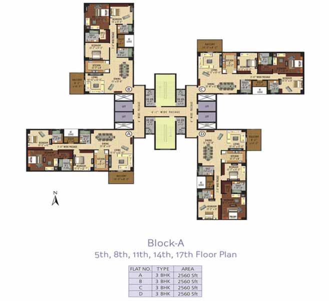 Ideal Exotica - Block A - Floor Plan 5
