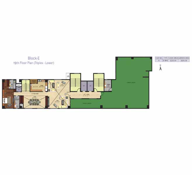 Ideal Exotica Floor Plan Block E-10